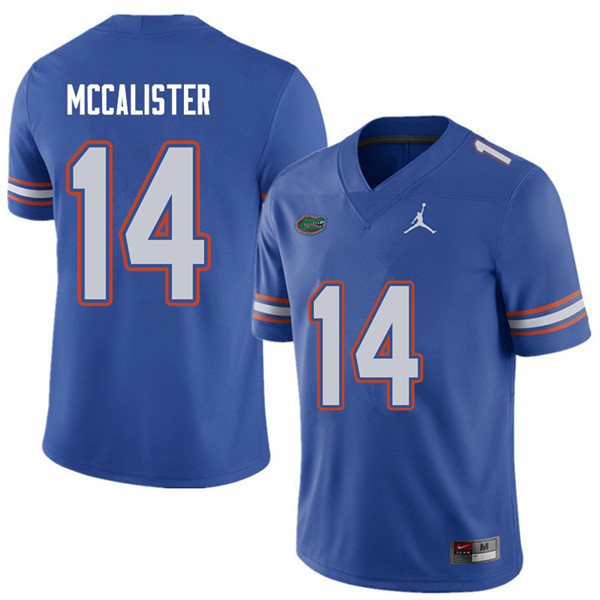 Jordan Brand Men #14 Alex McCalister Florida Gators College Football Jerseys Sale-Royal